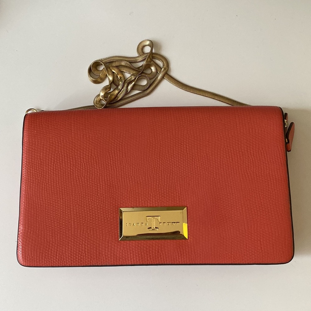 Ivanka Trump Coral Clutch